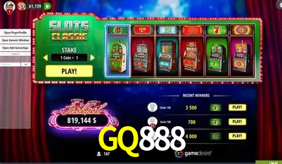 Catálogo de jogos GQ888 com fornecedores Pragmatic Play, Evolution, NetEnt