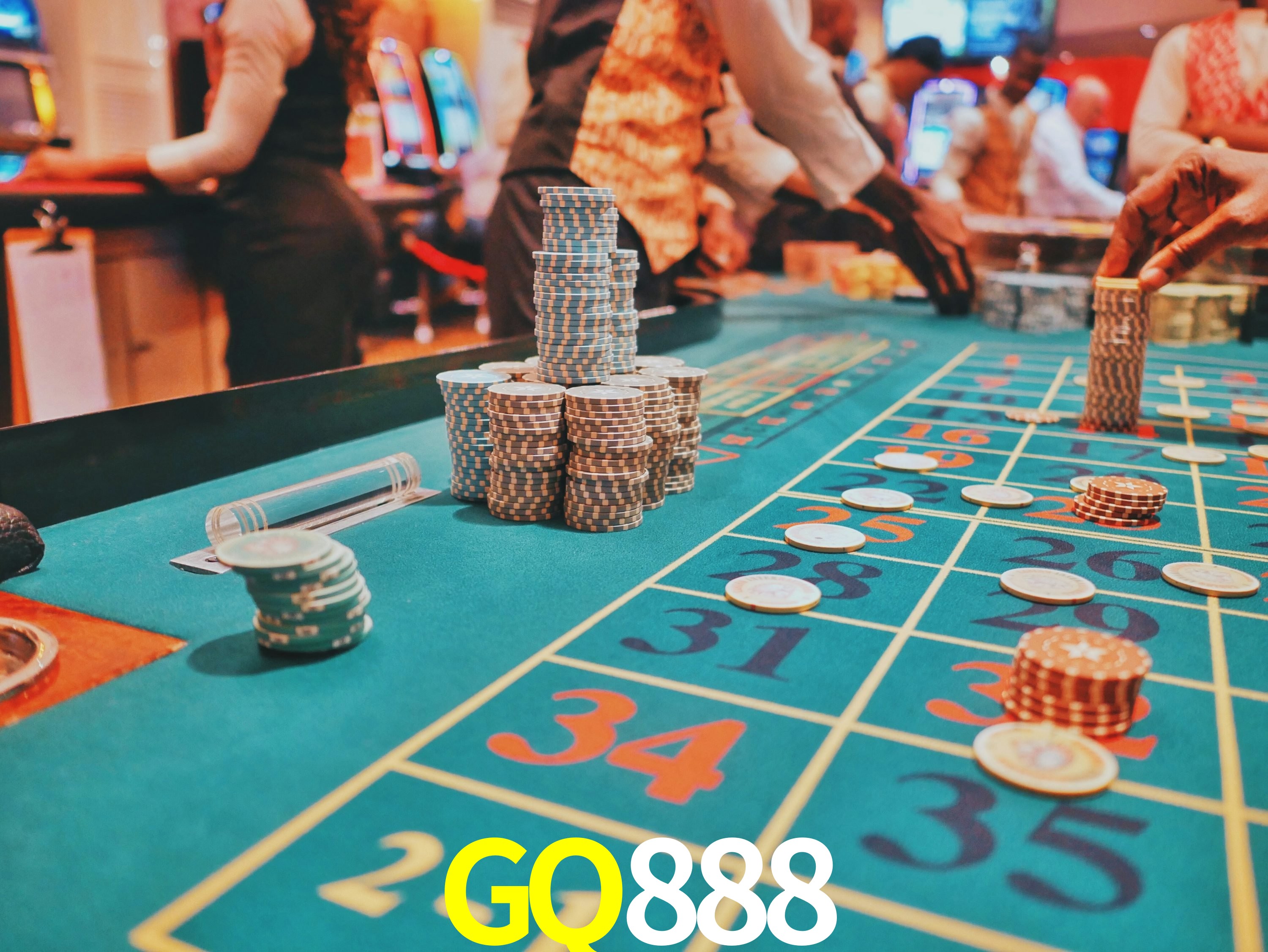 GQ888 Logo - Bônus com Rollover Justo